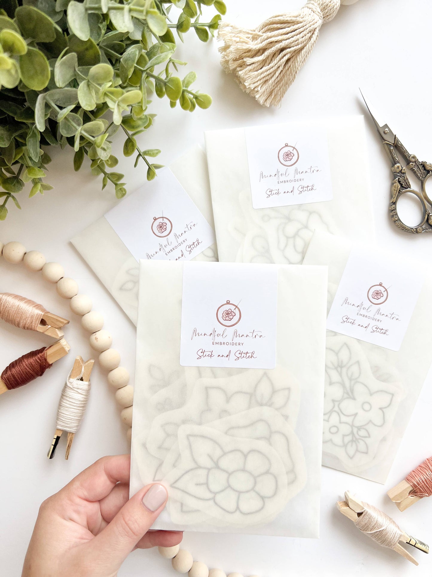 Stick and Stitch Embroidery Patterns - Botanical