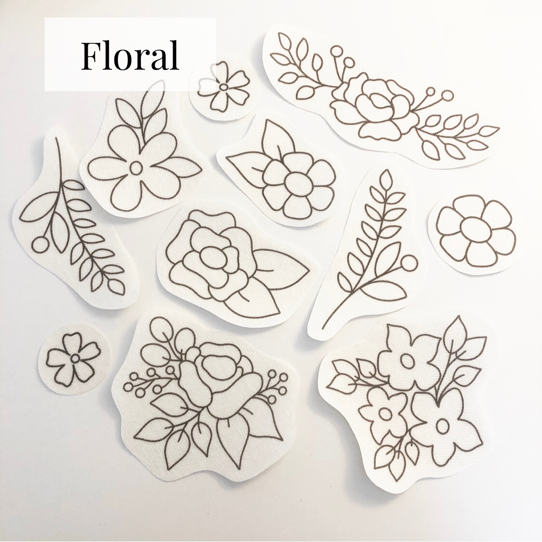 Stick and Stitch Embroidery Patterns - Floral
