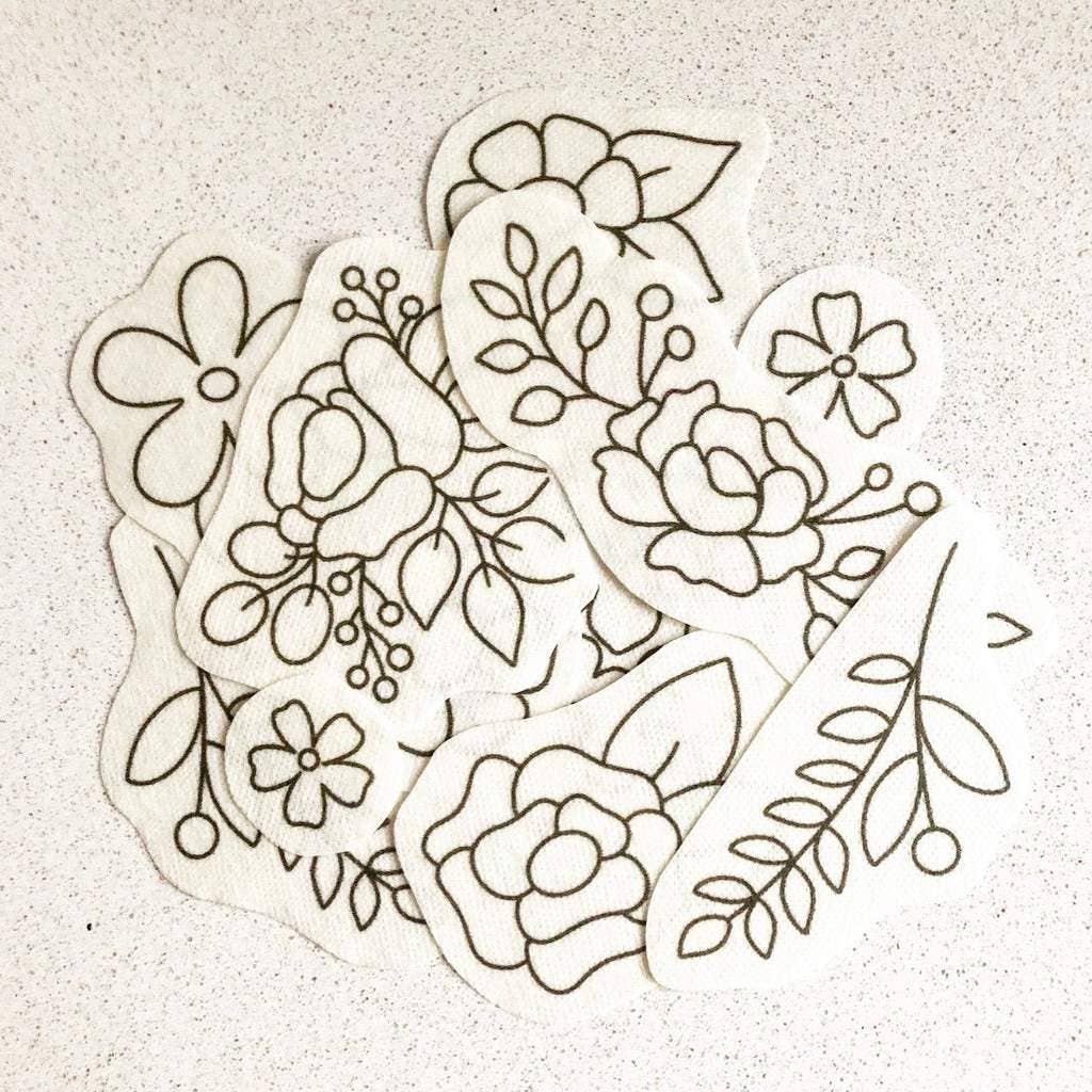 Stick and Stitch Embroidery Patterns - Floral