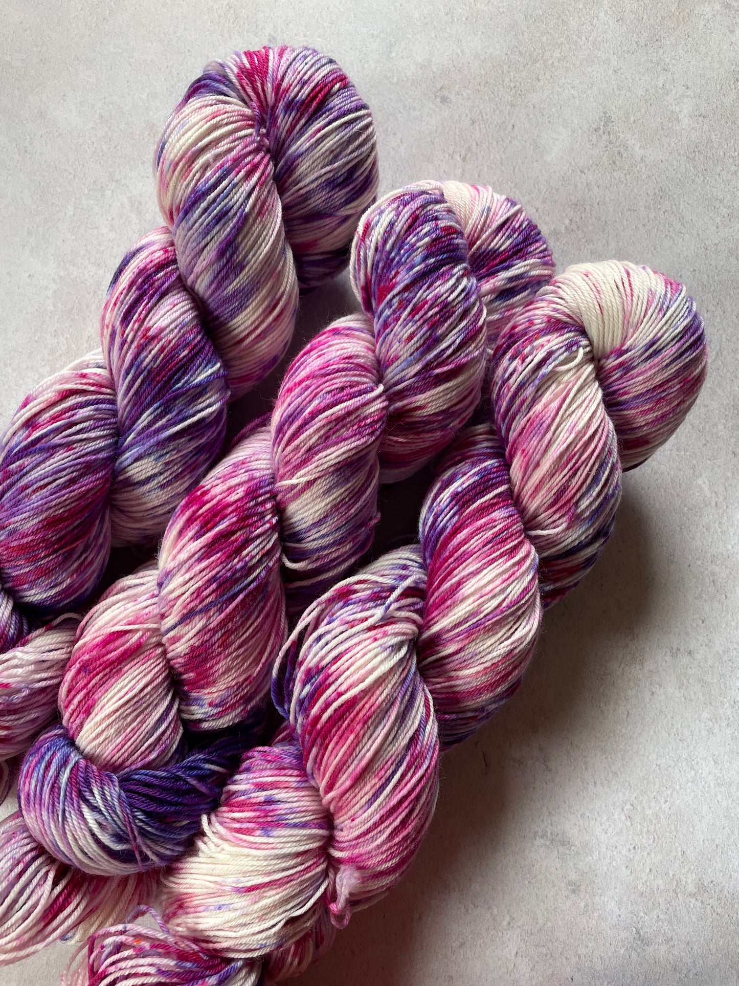 Private merry go round skeins - Marry Poppins collection - pinks and purples