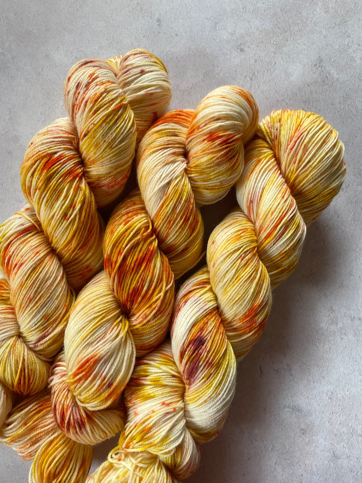 Rather inclined to giggle skeins - Mary Poppins collection - yellows and oranges