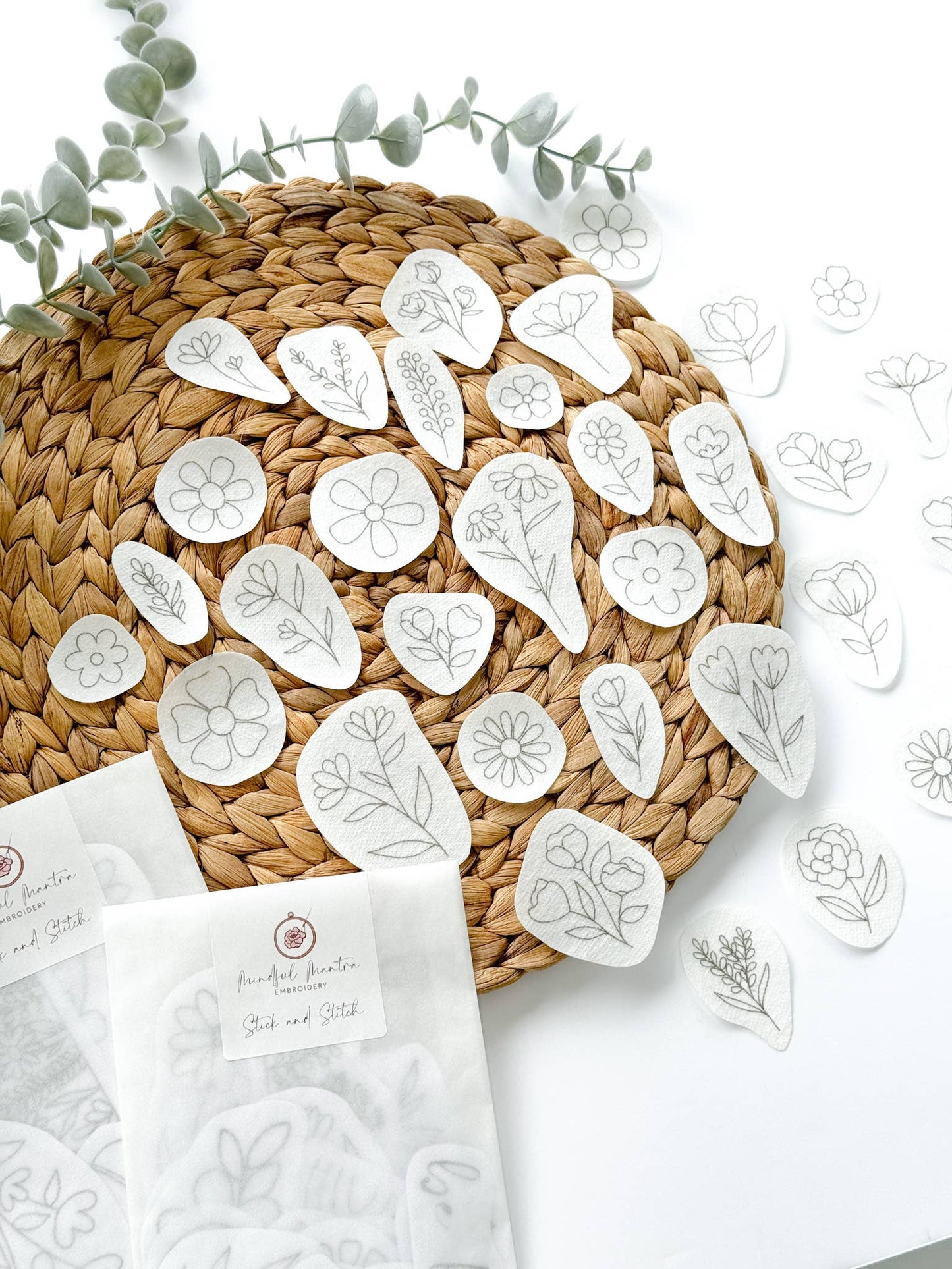 Stick and Stitch Embroidery Patterns - Dainty Florals
