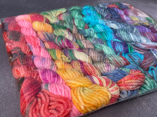 Ready to ship - DK mini skein packs - Pack K
