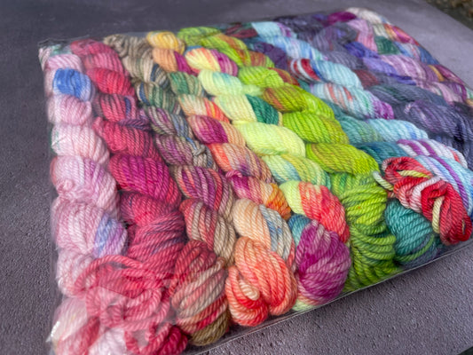 Ready to ship - DK mini skein packs - Pack F