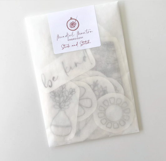 Stick and Stitch Embroidery Patterns - Joyful