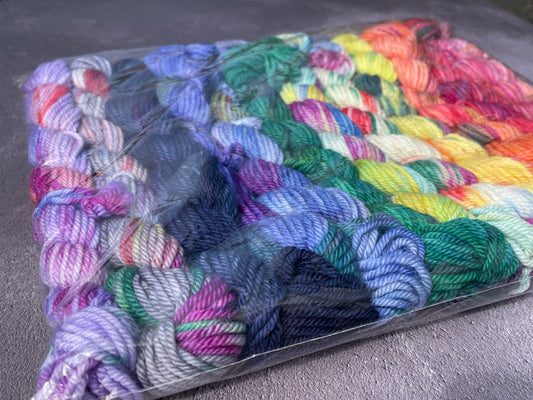 Ready to ship - DK mini skein packs - Pack H
