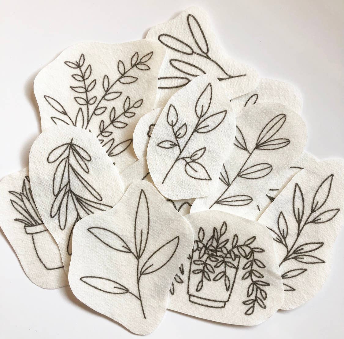 Stick and Stitch Embroidery Patterns - Botanical