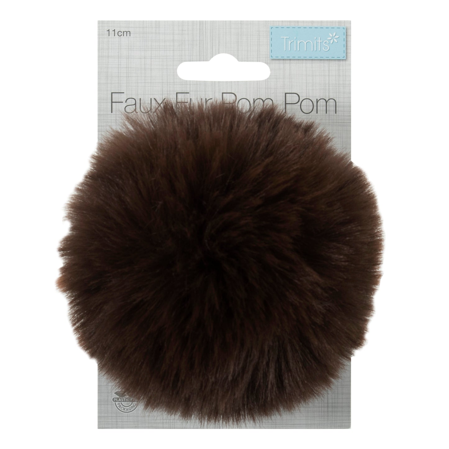 Faux fur pom pops