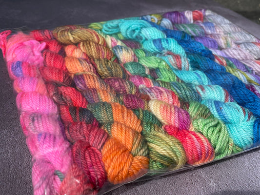 Ready to ship - DK mini skein packs - Pack E