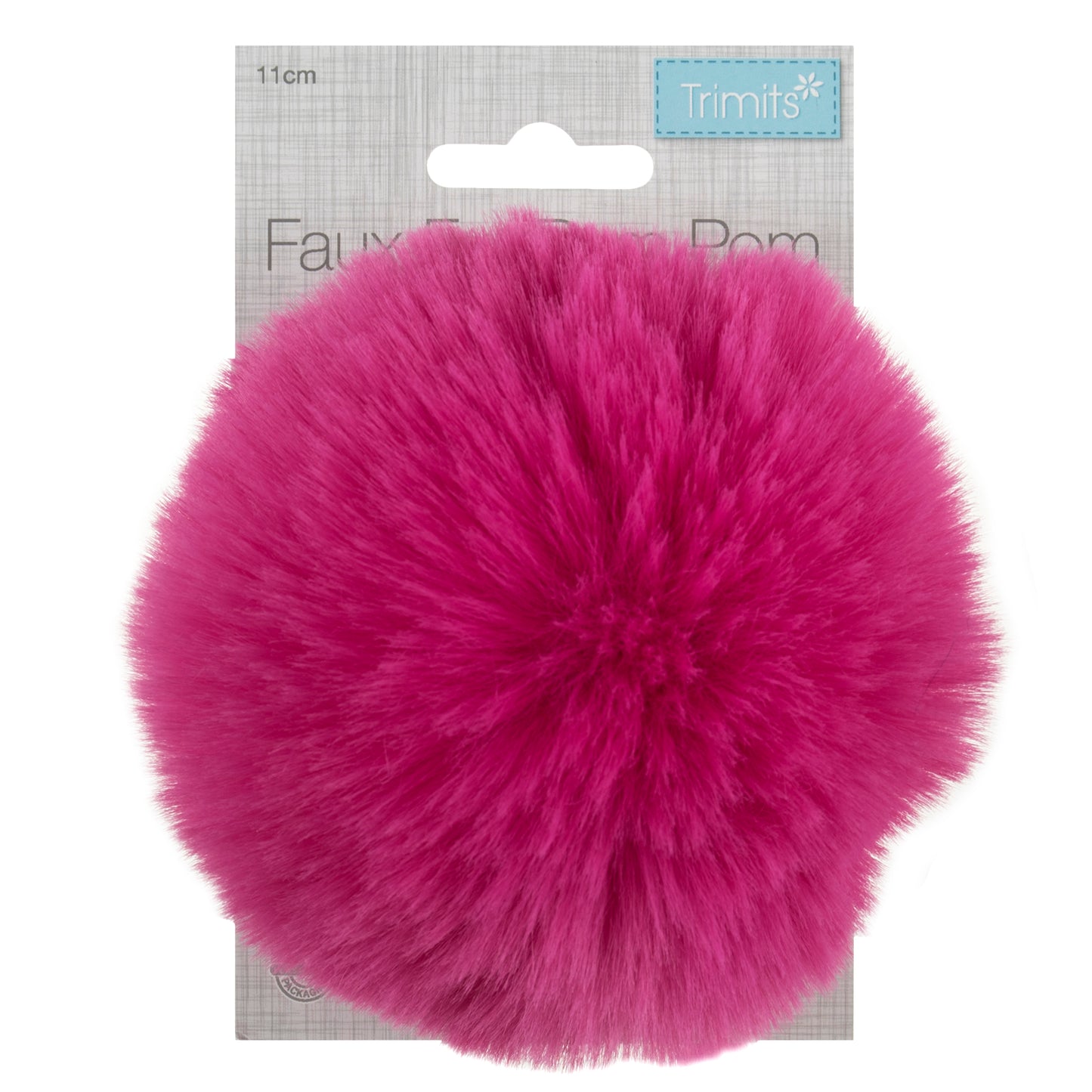 Faux fur pom pops