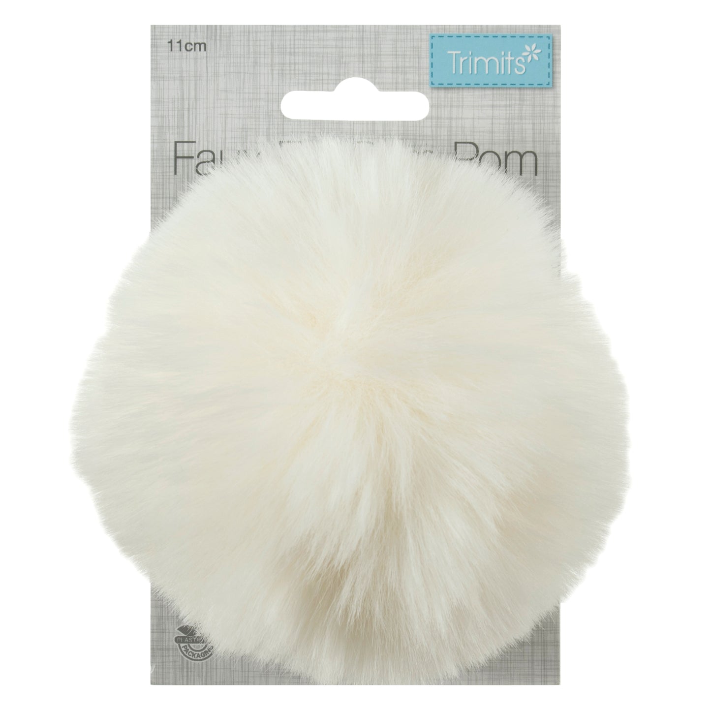 Faux fur pom pops
