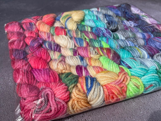 Ready to ship - DK mini skein packs - Pack D