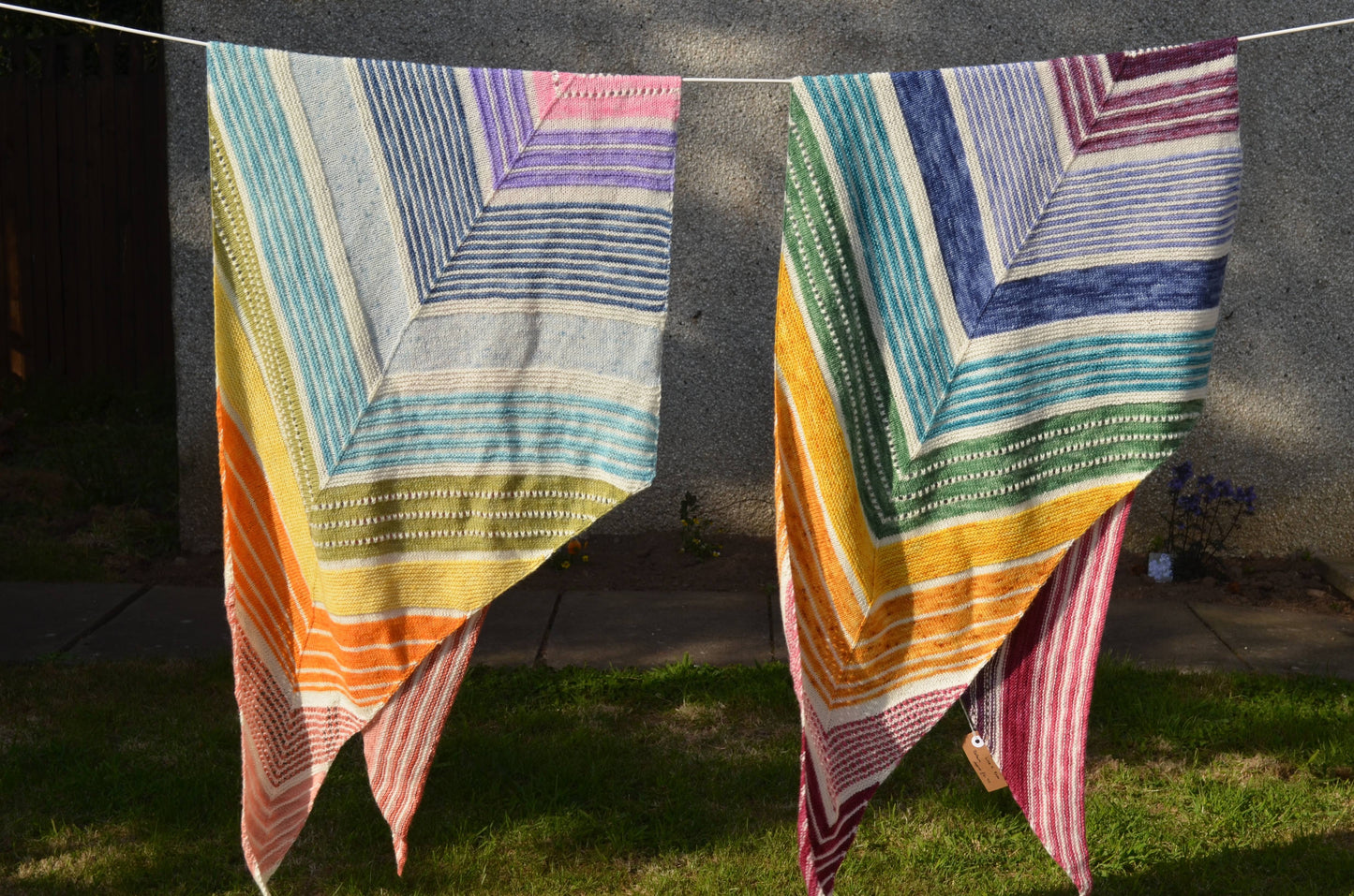 Muted rainbow bundle - Dyed to order