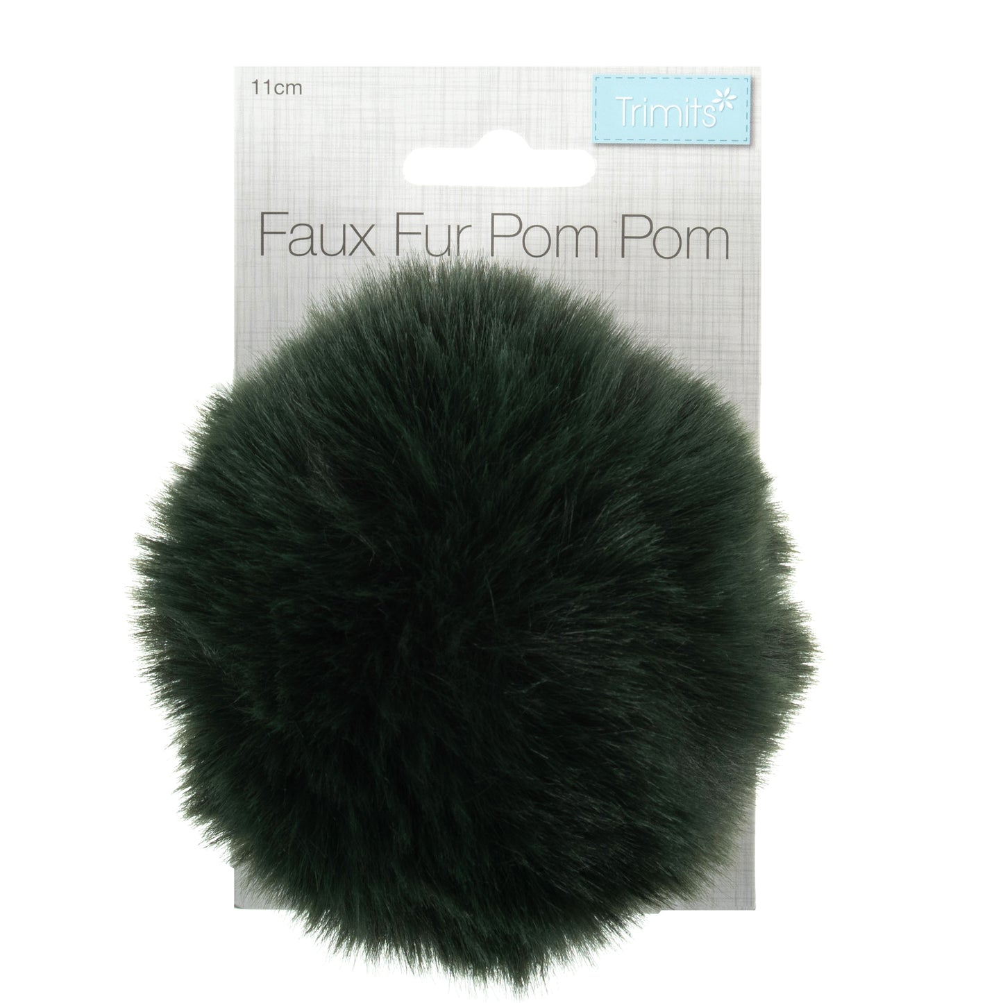 Faux fur pom pops