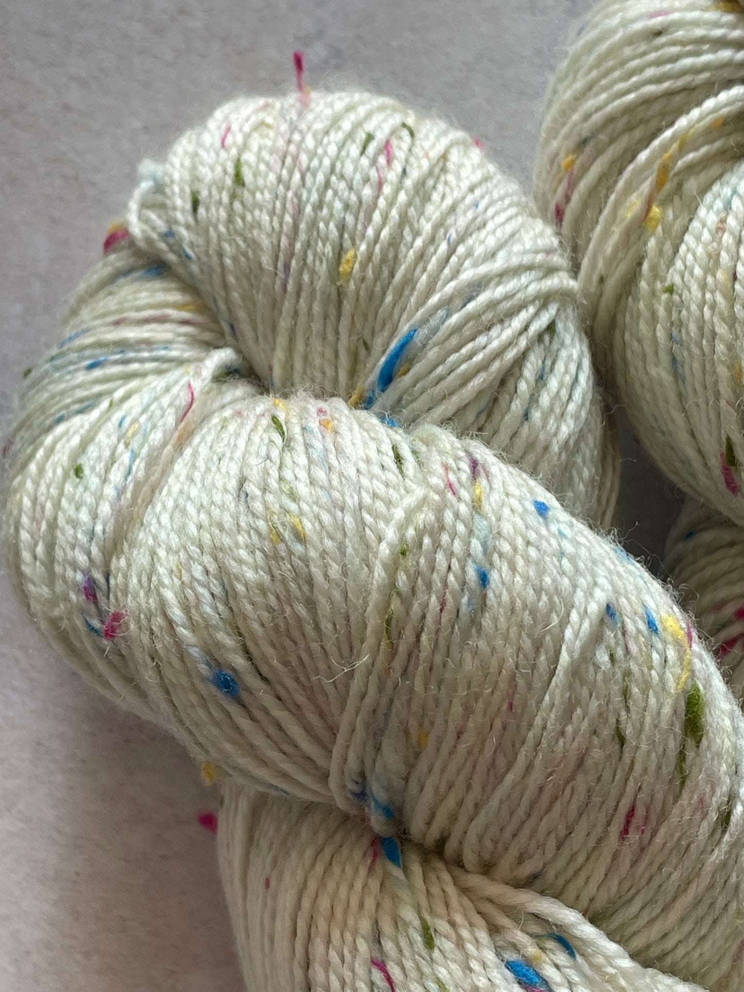 Multi-coloured Donegal 4ply