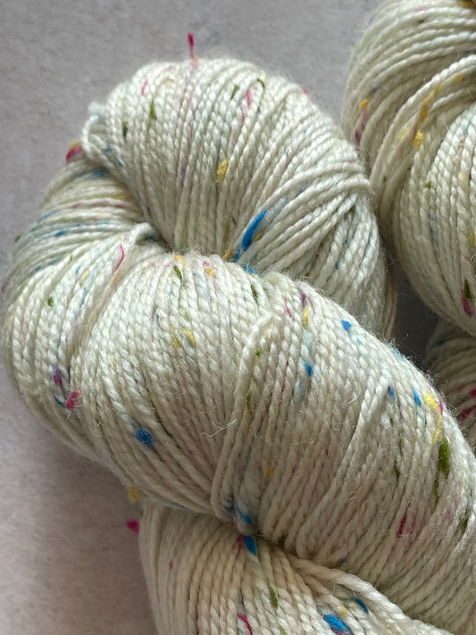 Multi-coloured Donegal 4ply