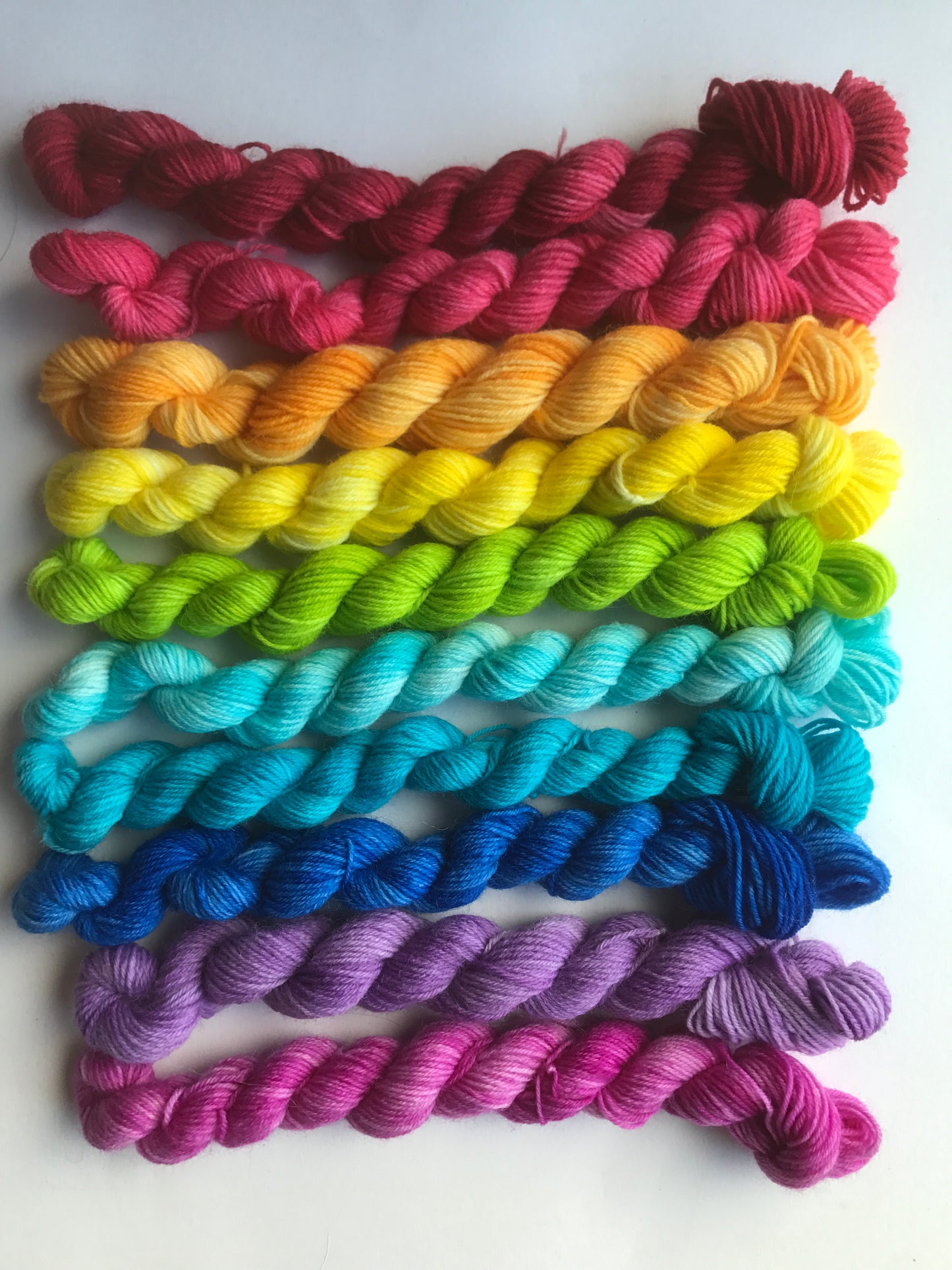 Summer brights rainbow bundle - Dyed to order