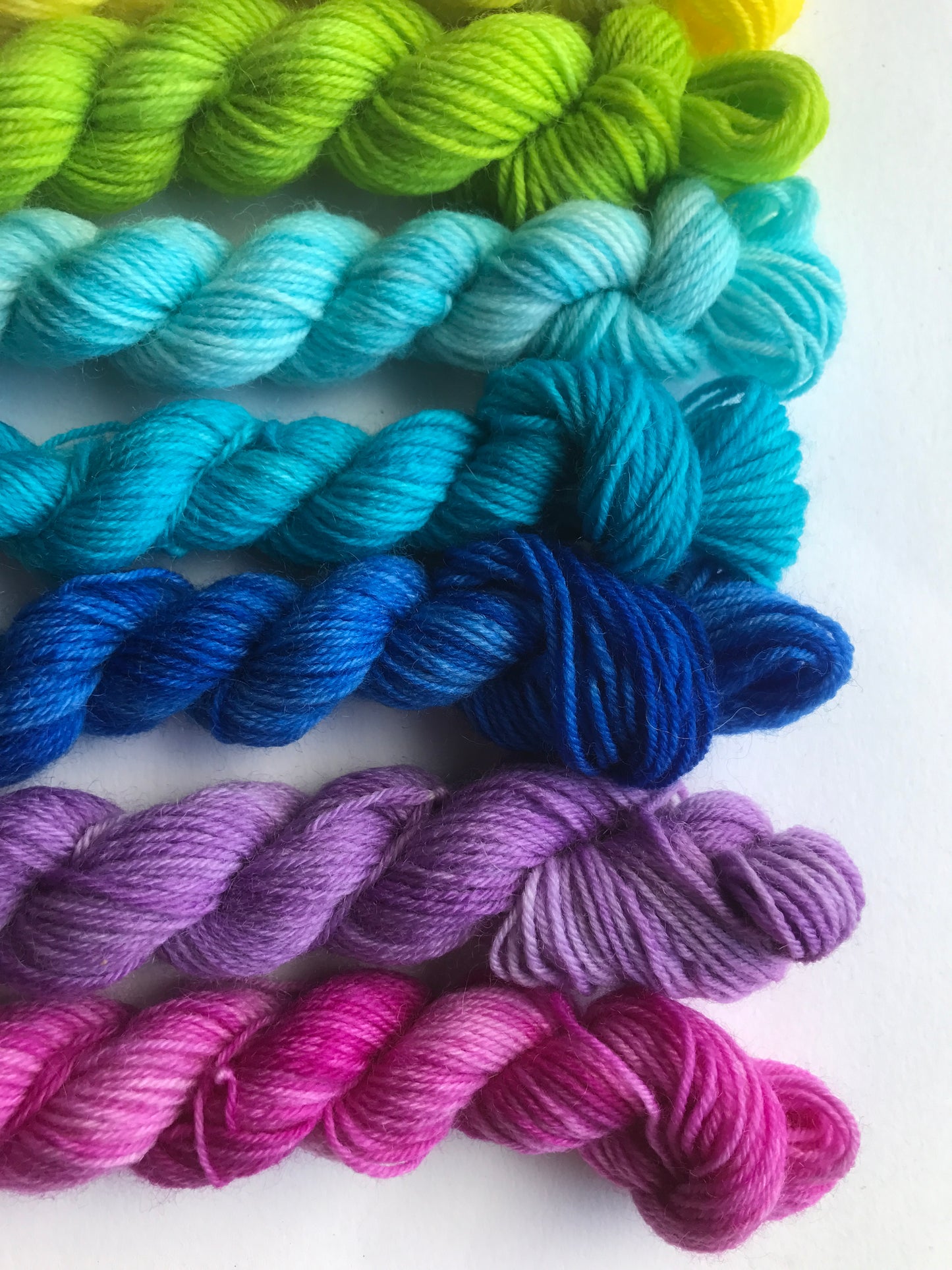 Summer brights rainbow bundle - Dyed to order