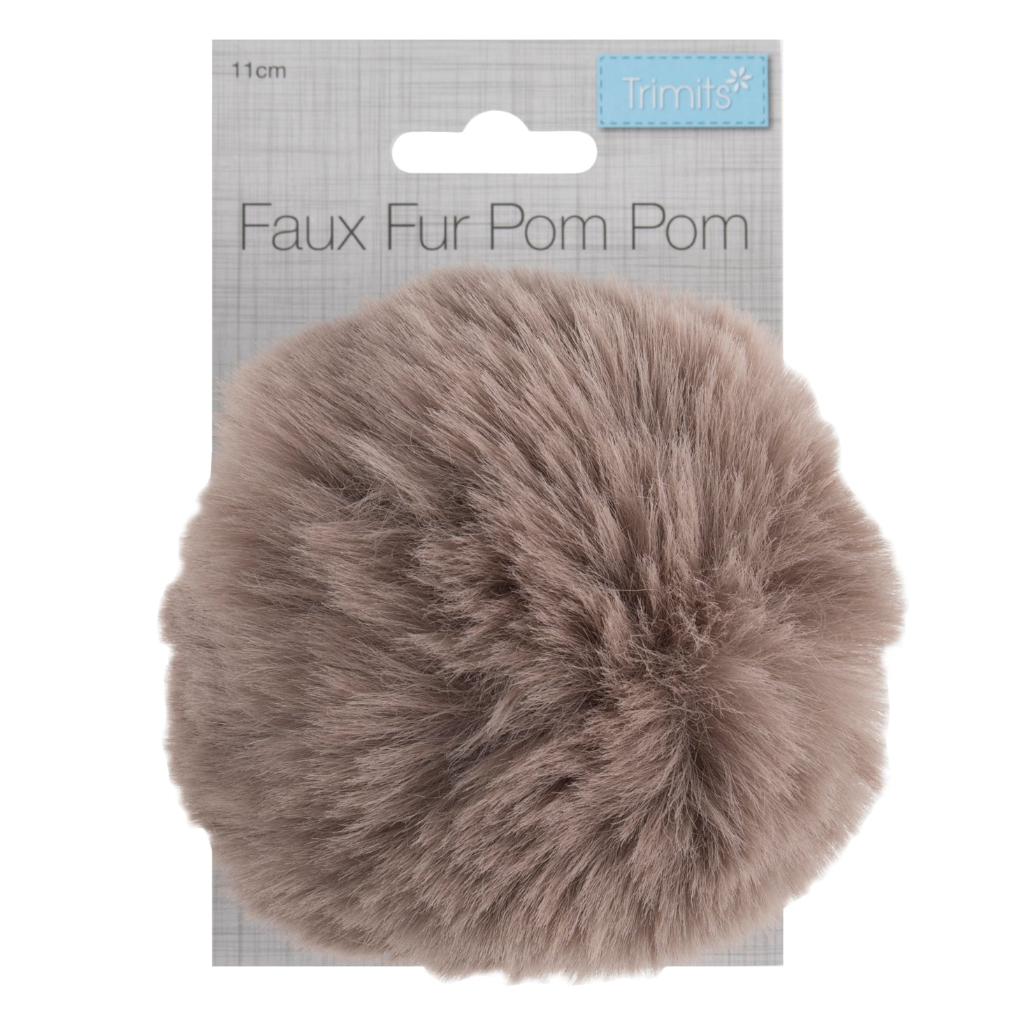 Faux fur pom pops
