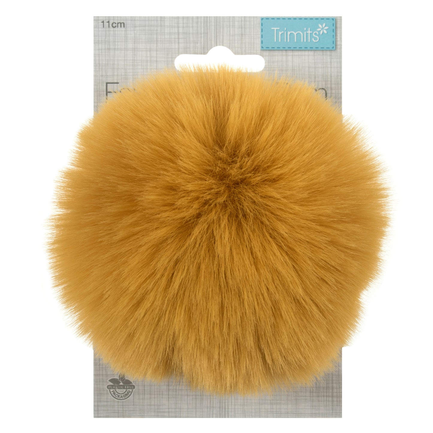 Faux fur pom pops
