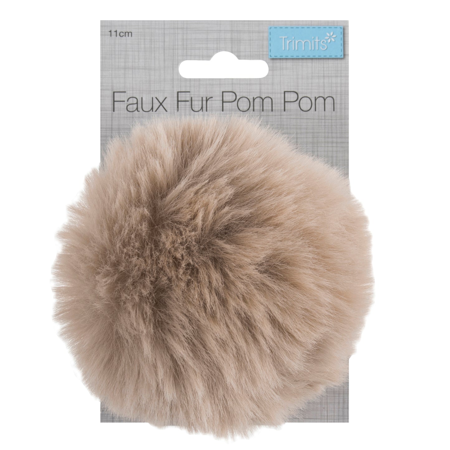 Faux fur pom pops