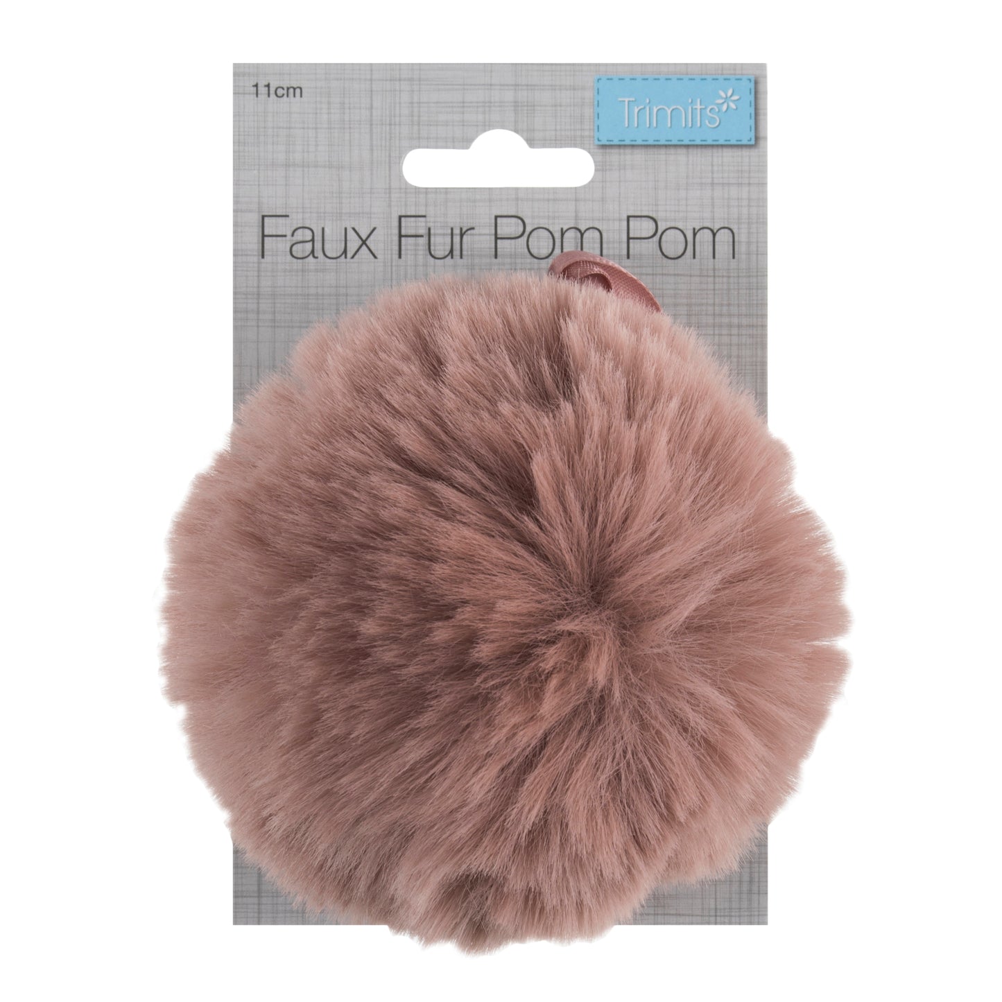 Faux fur pom pops