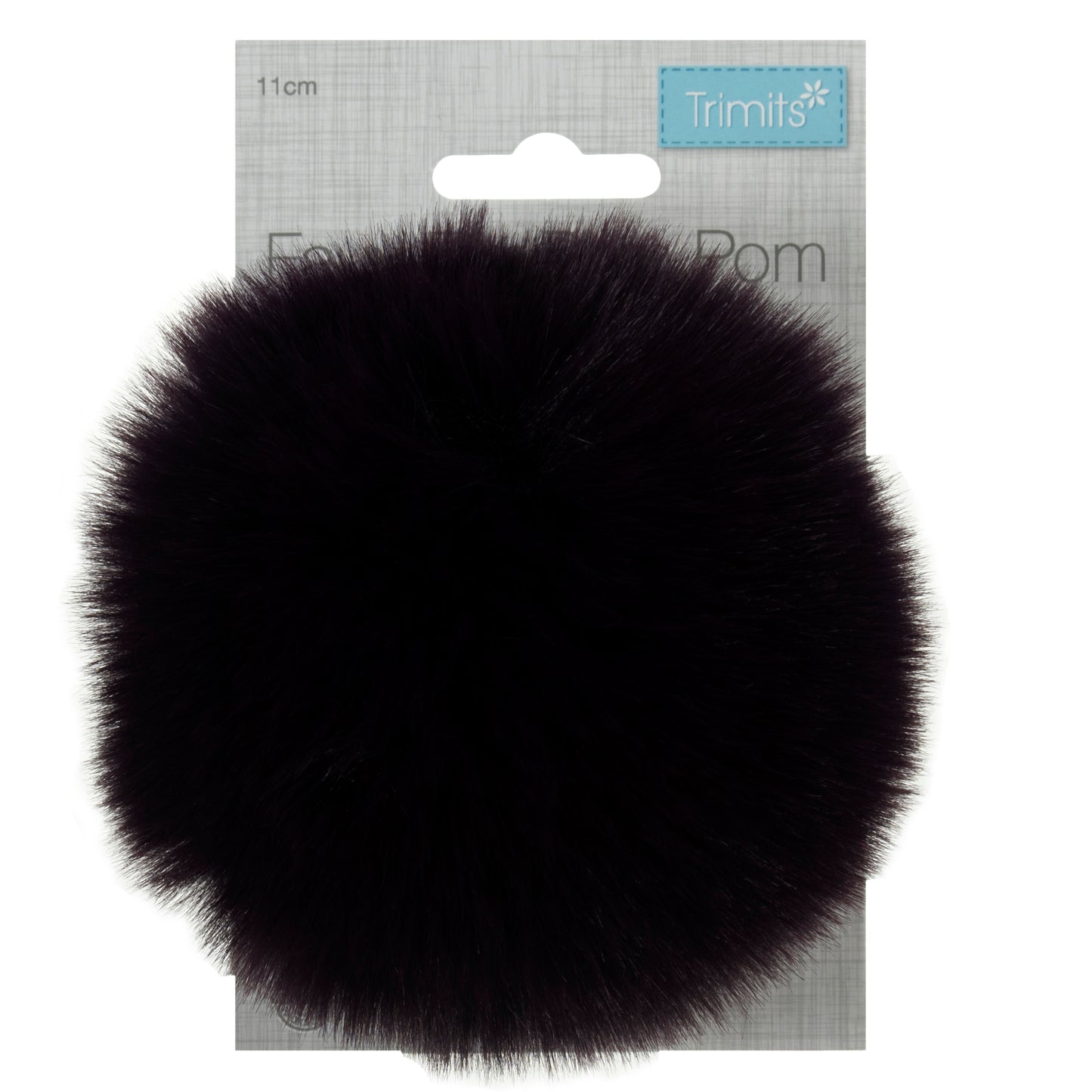 Faux fur pom pops