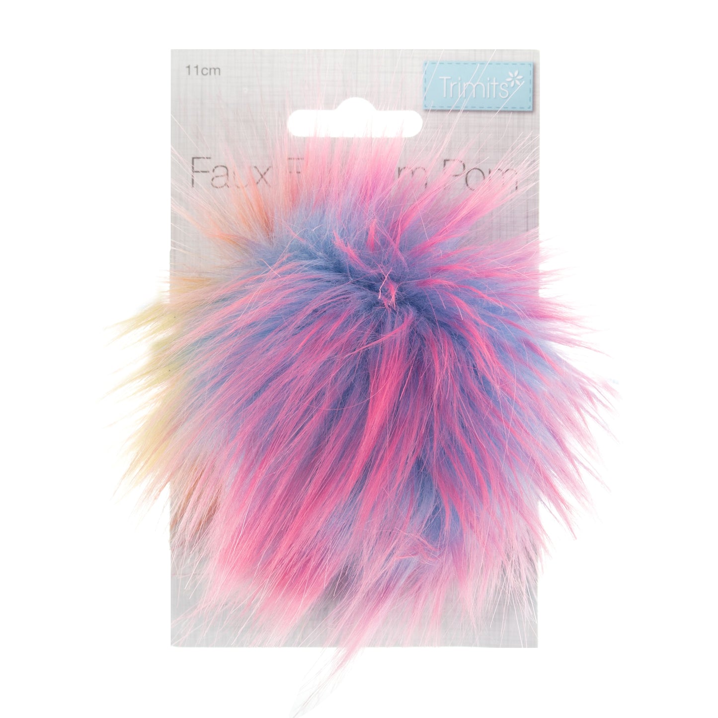 Faux fur pom pops