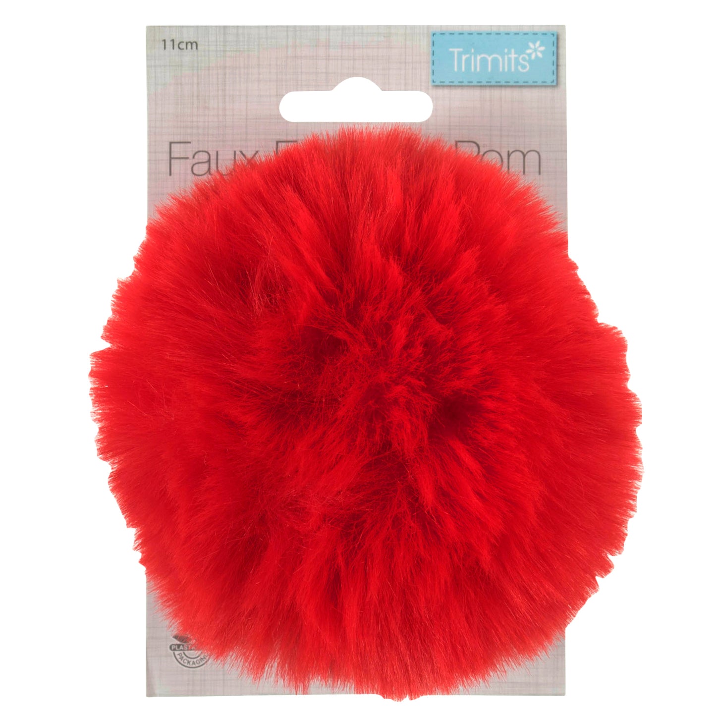 Faux fur pom pops