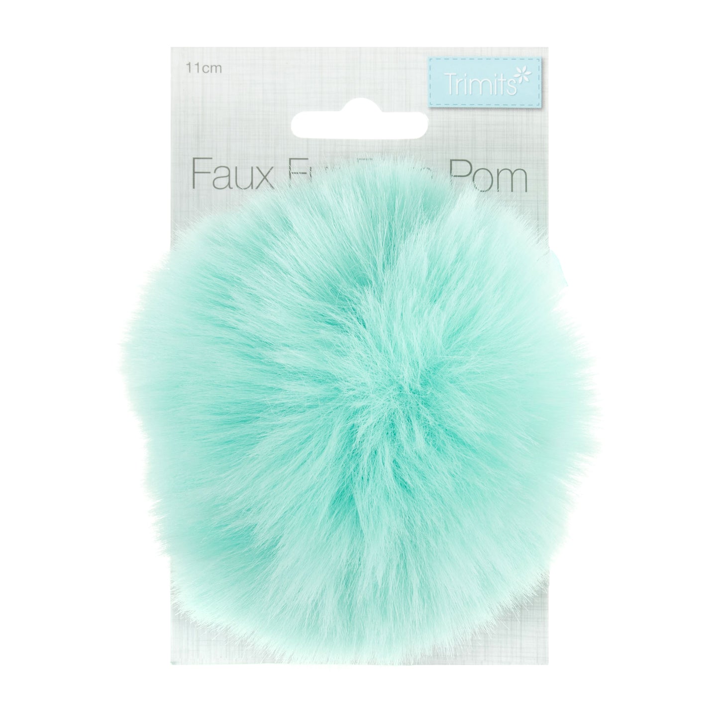 Faux fur pom pops