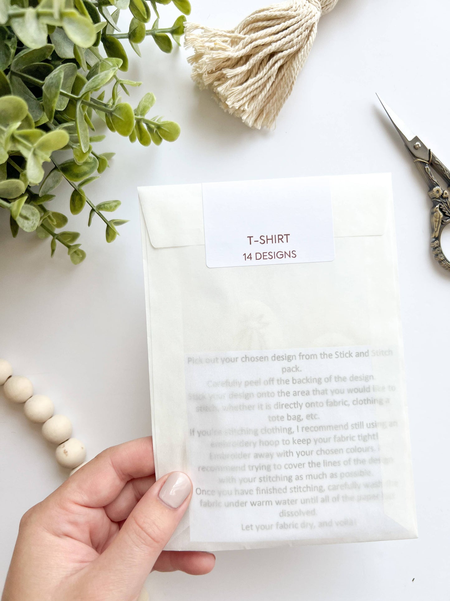 Stick and Stitch Embroidery Patterns - T-Shirt Motif