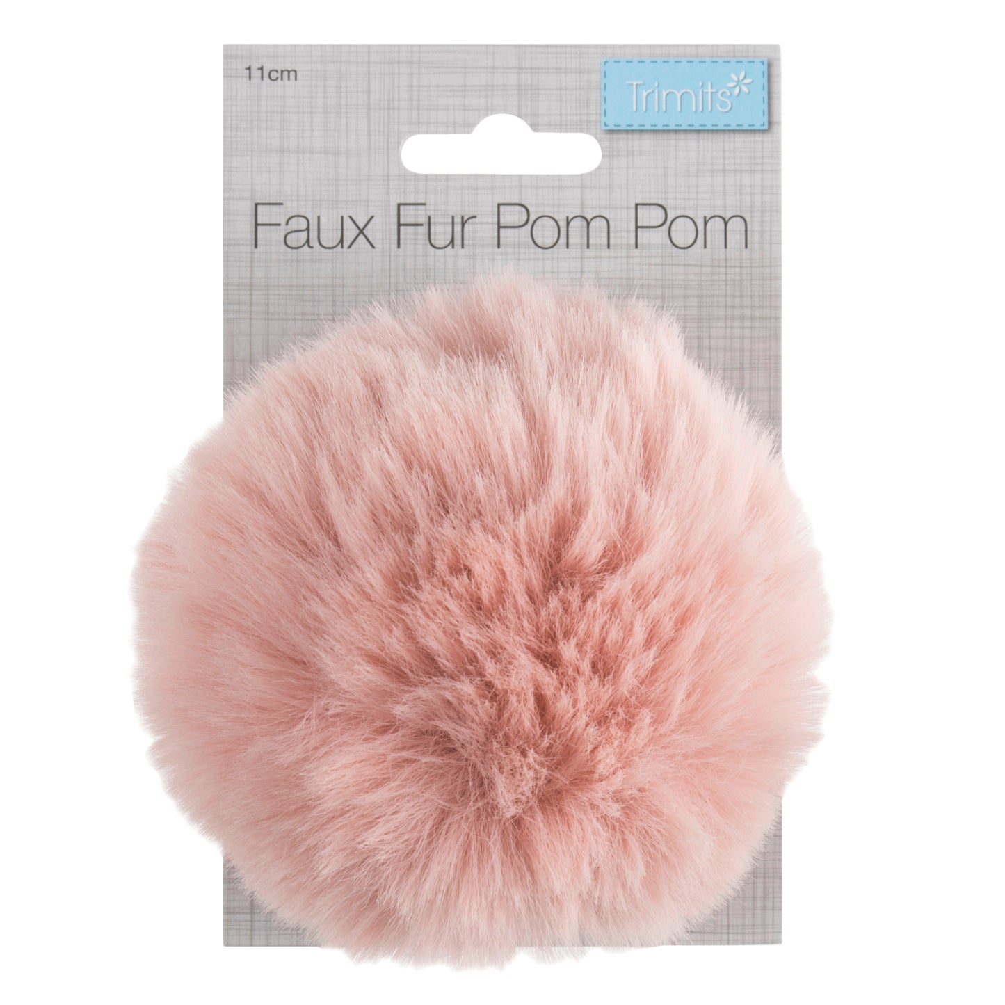 Faux fur pom pops