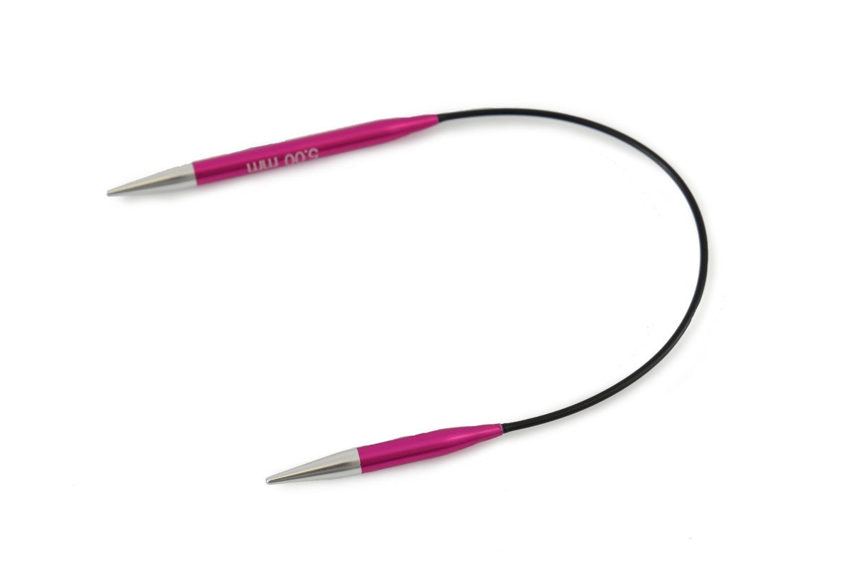 Knit Pro - Zing fixed circular needles - 25cm